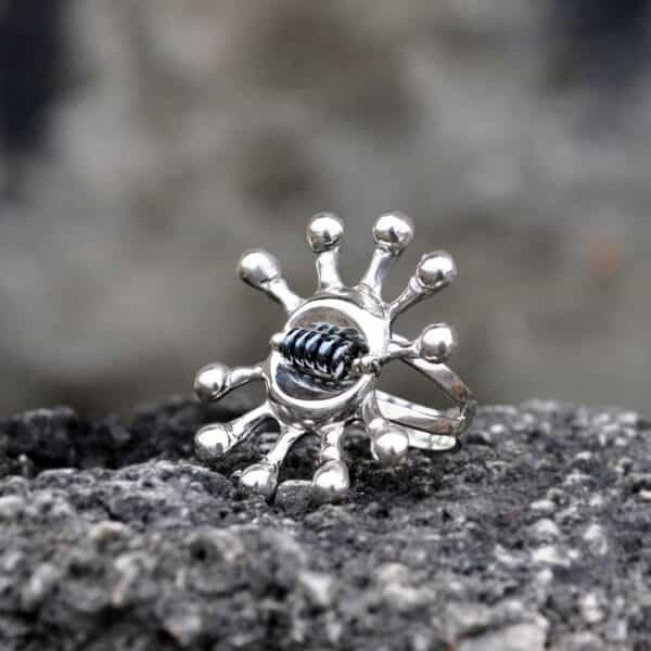 Statement Silver 925 Ring, Bold Jewelry