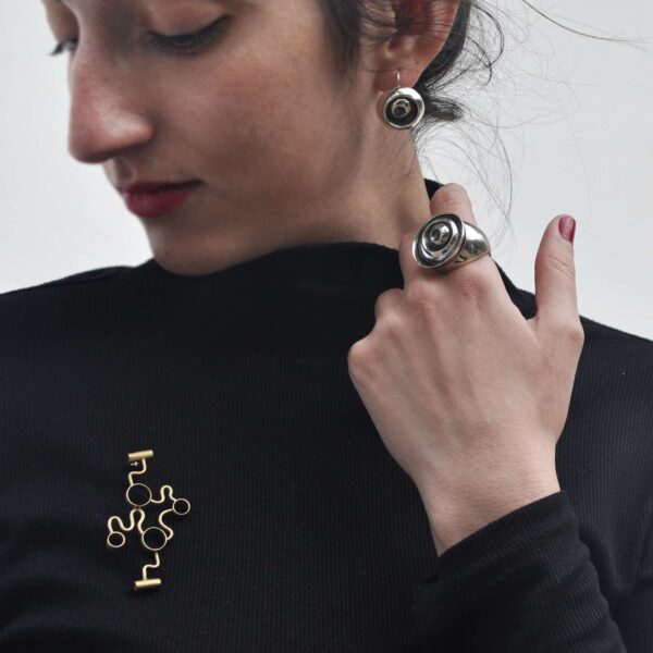 Silver 925 Ring, Statement Chunky Ring