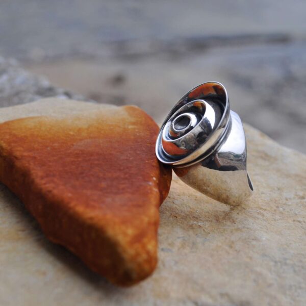 Silver 925 Ring, Statement Chunky Ring