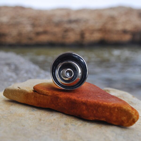 Silver 925 Ring, Statement Chunky Ring