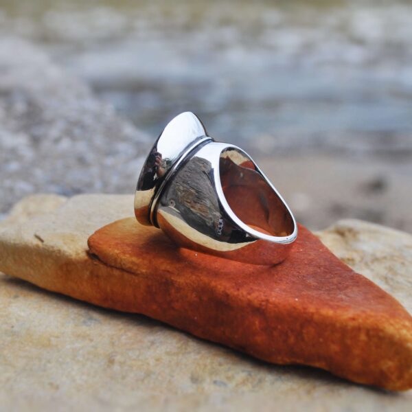 Silver 925 Ring, Statement Chunky Ring